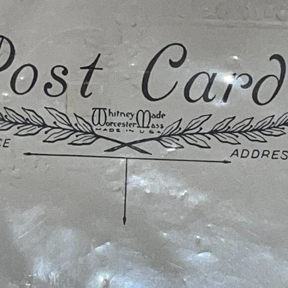 Vintage Postcards 1916 Easter WHITNEY MADE 1 unused & One with 1 Cent Stamp - Picture 5 of 5